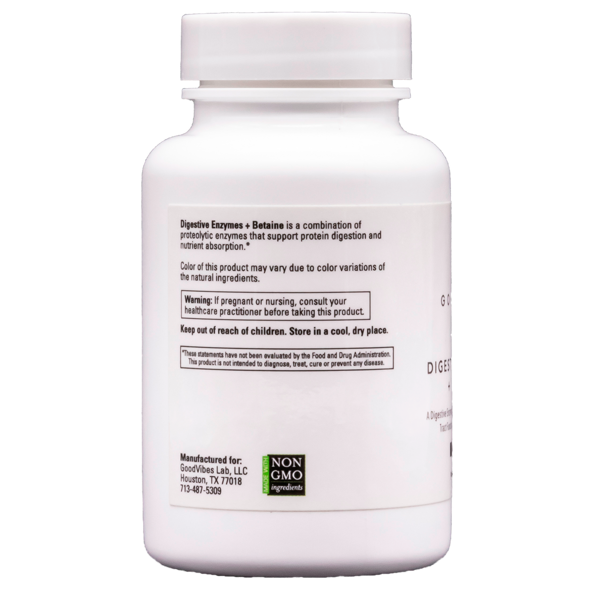 GoodVibes Lab Digestive Enzymes + Betaine GoodVibesLab