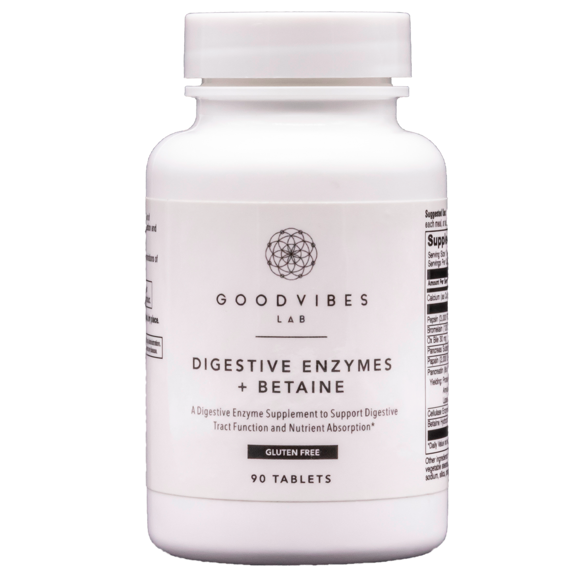 GoodVibes Lab Digestive Enzymes + Betaine GoodVibesLab